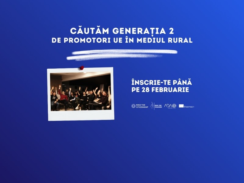 Devino Promotor UE în Mediul Rural | Ring the Citizenship&nbsp;2.0