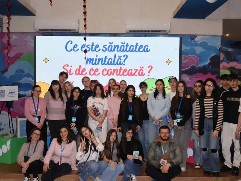 Discuții despre sănătate mintală cu tinerii din&nbsp;Constanța
